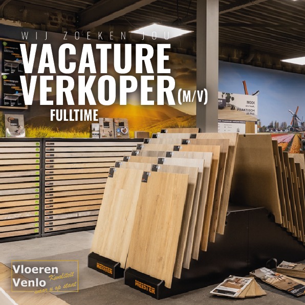 Vacature verkoper fulltime - Vloeren Venlo