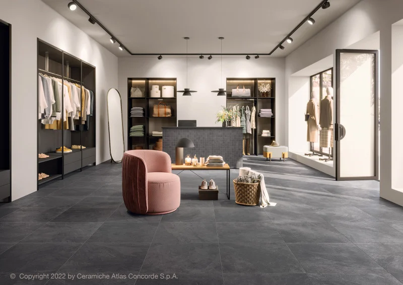 Vloeren Venlo - Tegels - atlas concorde solution impact graphite